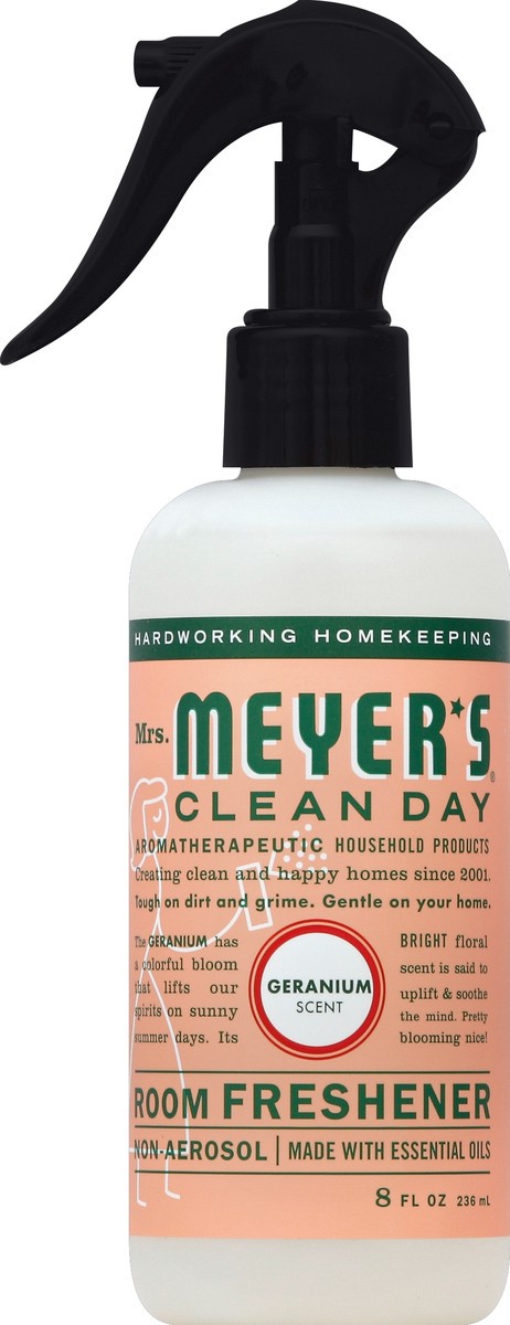 slide 1 of 3, Mrs. Meyer's Air Freshener Spray Geranium, 8 oz