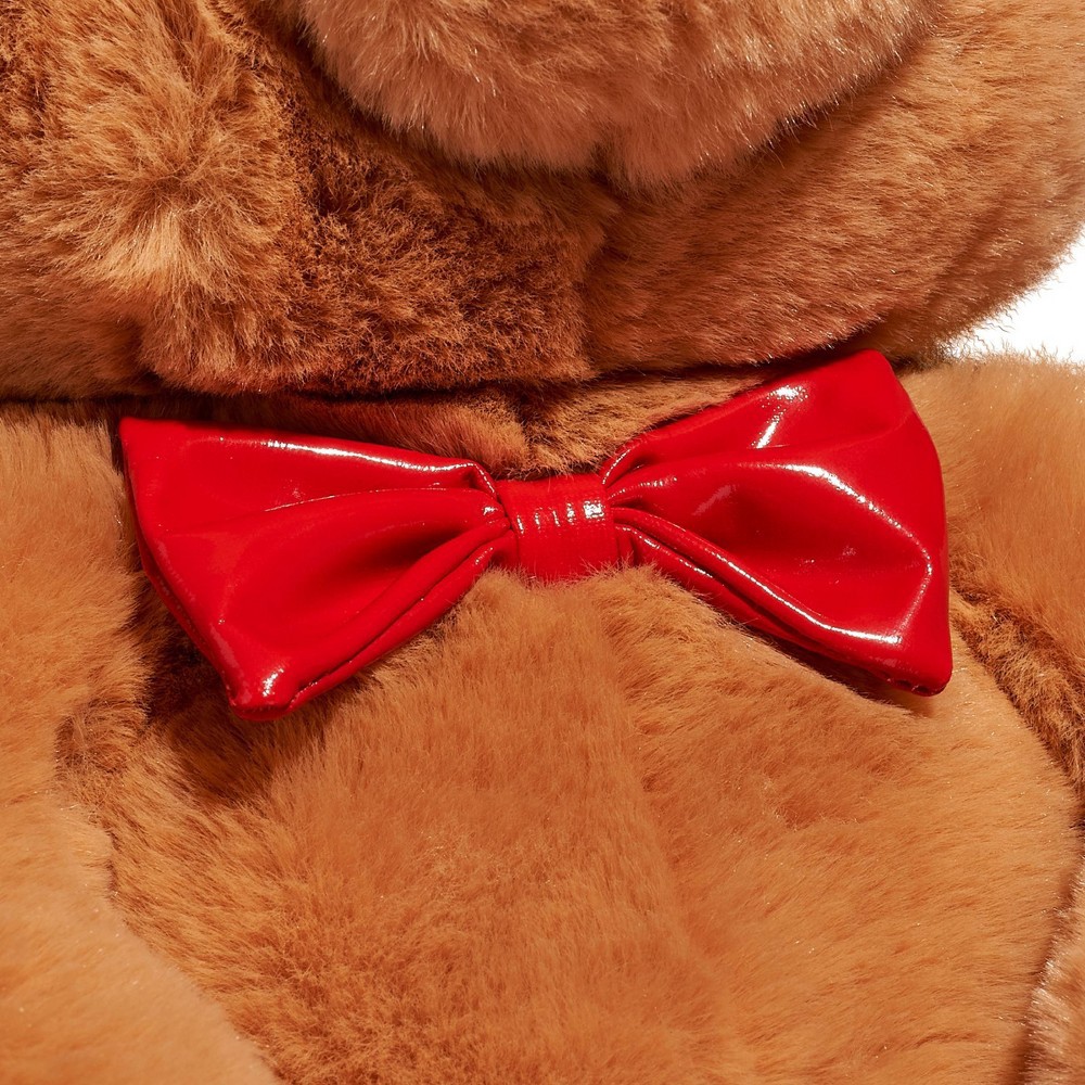 slide 3 of 9, FAO Schwarz Bear with Heart Glasses 12" Stuffed Animal, 1 ct