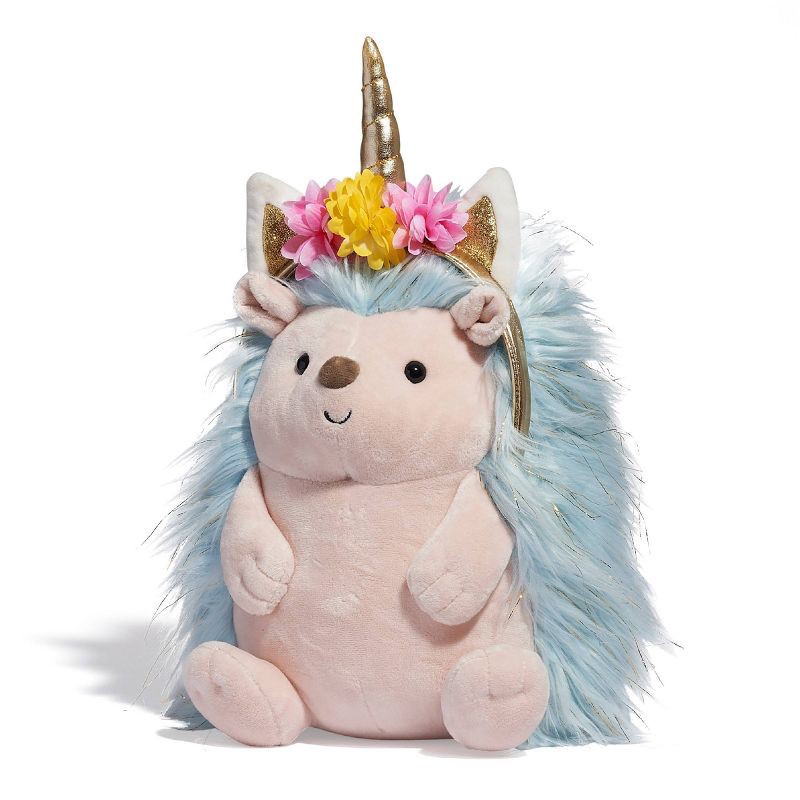 FAO Schwarz 12" Sparklers Hedgehog with Removable Fantasy Headband Toy Plush 1 ct | Shipt