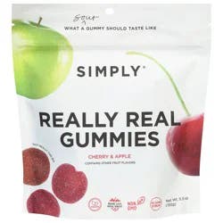 Simply Cherry & Apple Gummies 5.3 oz