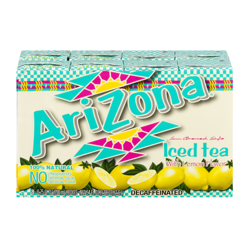 slide 1 of 1, AriZona Tea Tetra Lemon, 54 fl oz