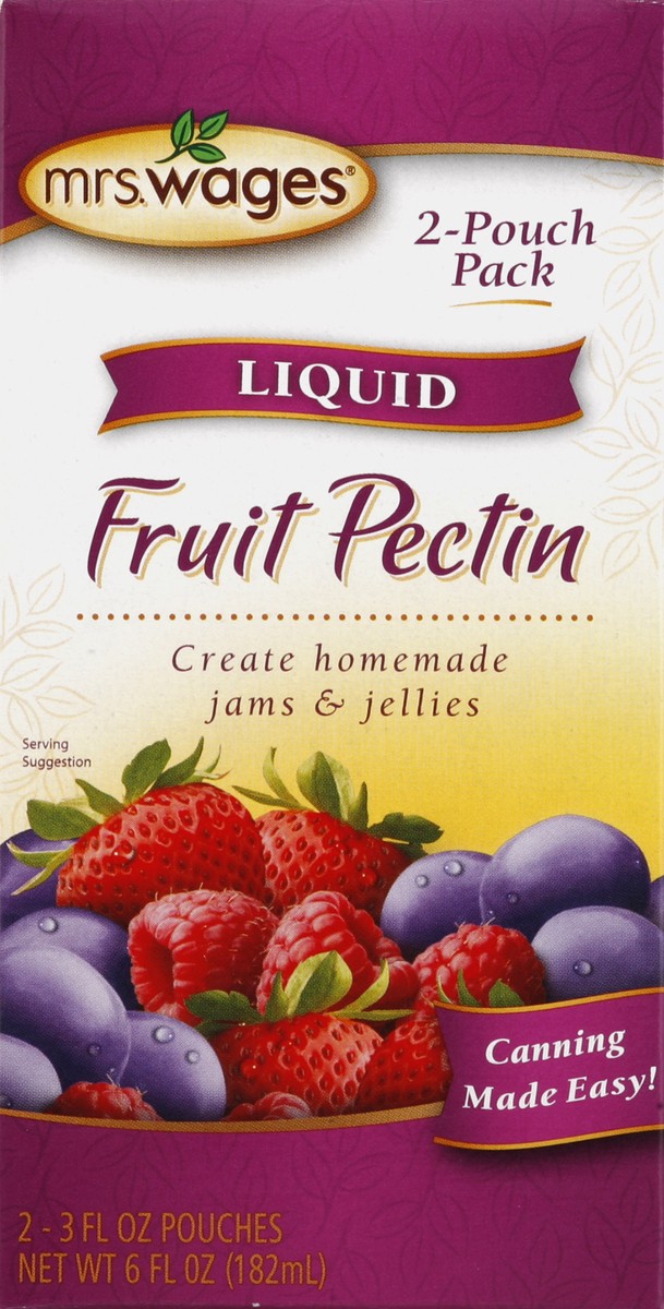 slide 1 of 4, Mrs. Wages Fruit Pectin 2 ea, 2 ct