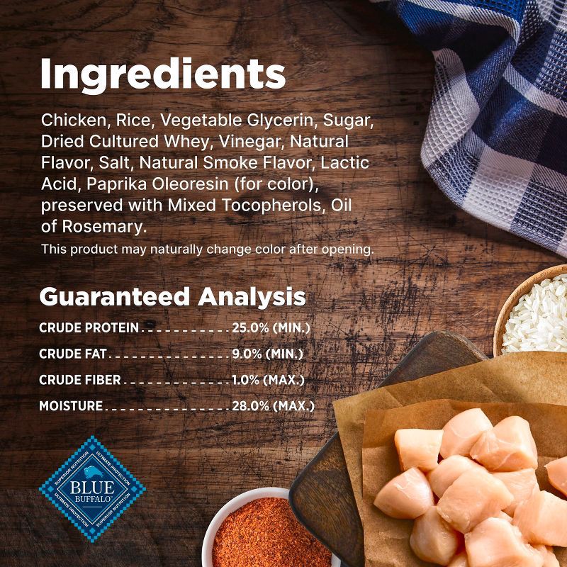 slide 5 of 10, Nudges Blue Buffalo Jerky Cuts Natural Dog Treats with Chicken - 16oz, 16 oz