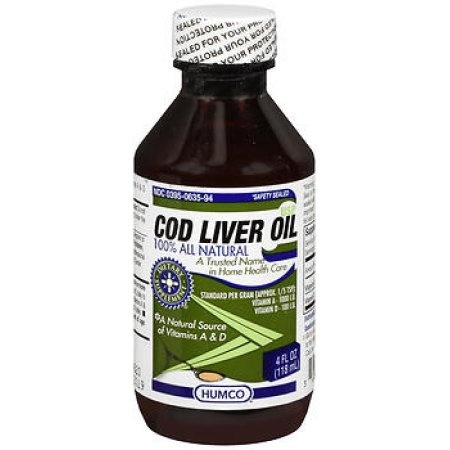 slide 1 of 1, Humco Cod Liver Oil, 4 oz