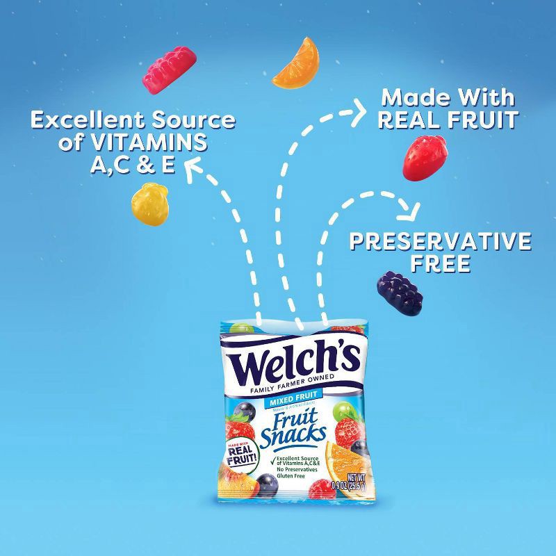 slide 6 of 7, Welch's Mixed Fruit Snacks - 9oz - 10ct, 10 ct; 9 oz