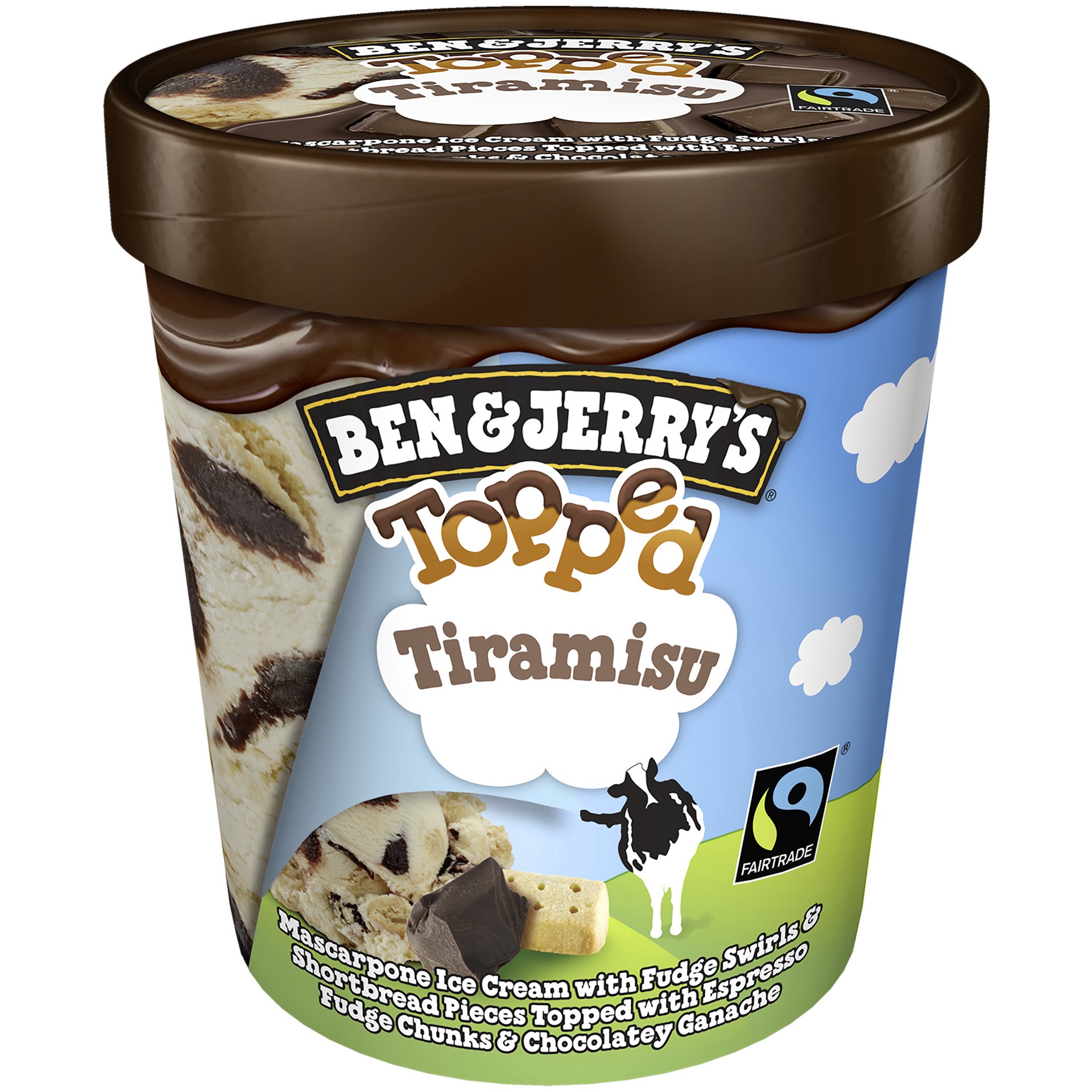 slide 1 of 5, Ben & Jerry's Ben&jerry Tiramisu Topped Ic, 15.2 fl oz