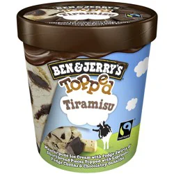 Ben & Jerry''s Ice Cream Tiramisu Topped, 15.2 oz