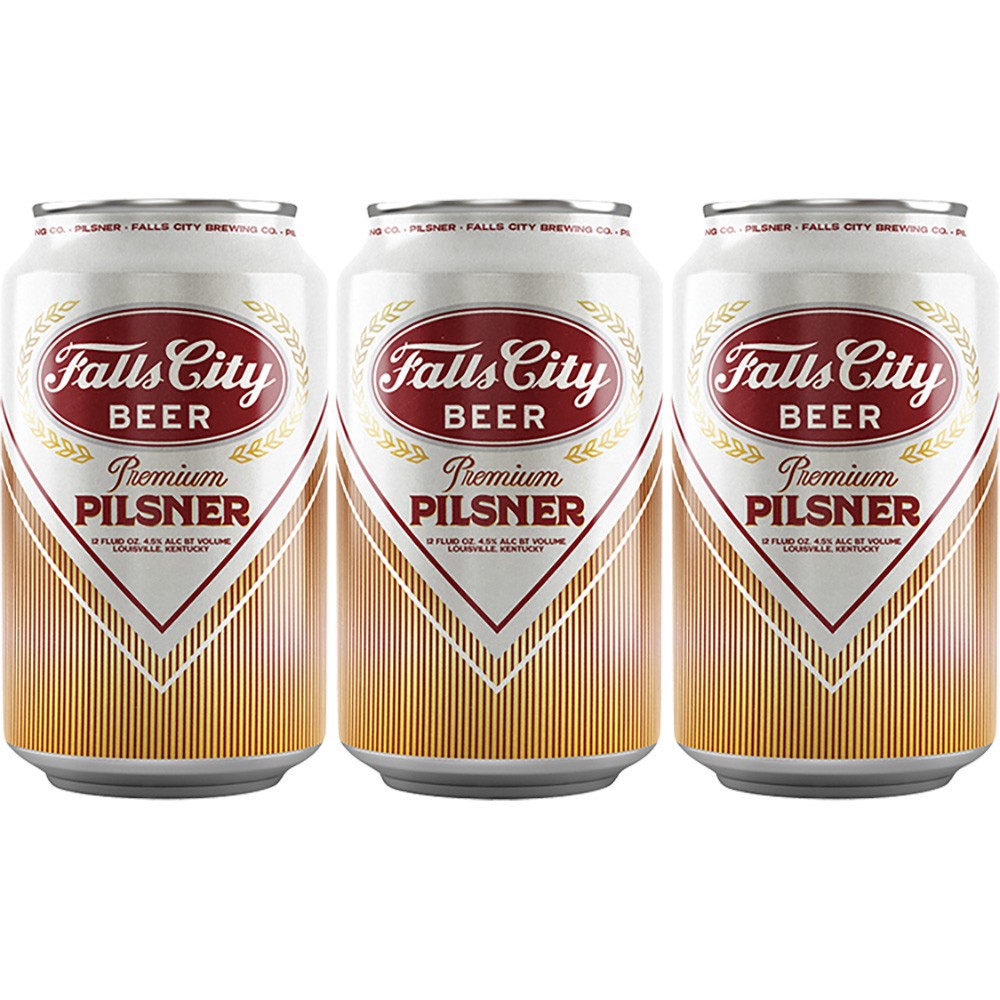 slide 1 of 1, Falls City Beer 6 Pack Premium Pilsner Beer 6 - 12 fl oz Cans, 6 ct