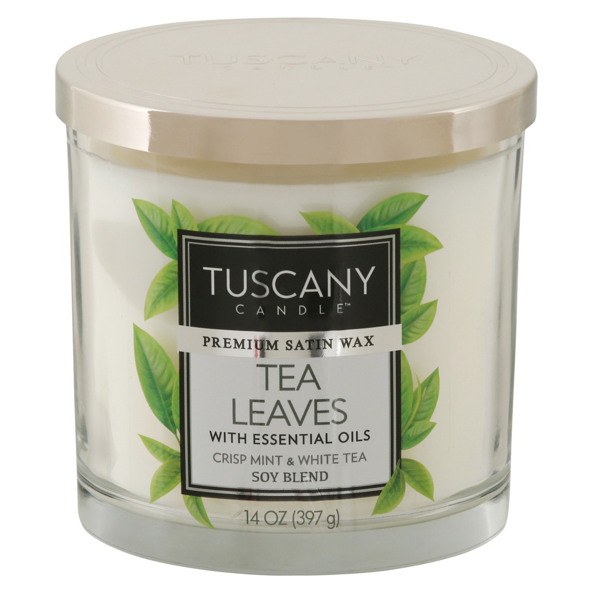 slide 1 of 11, Tuscany Candle Tuscany Tea Leaves Candle, 1 ct