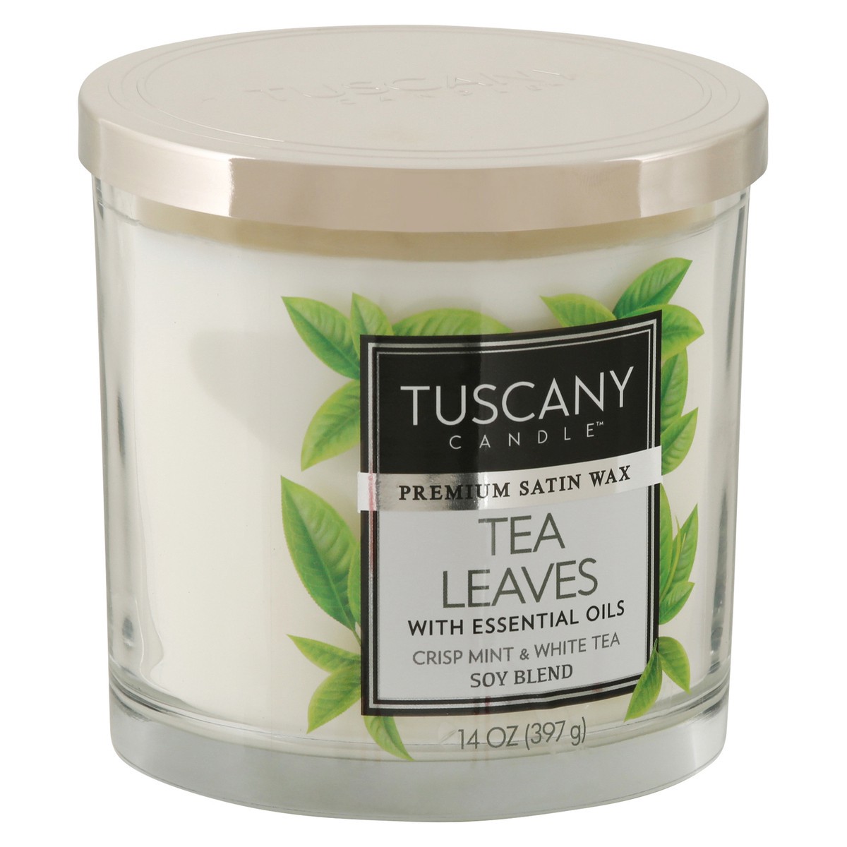 slide 9 of 11, Tuscany Candle Tuscany Tea Leaves Candle, 1 ct