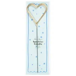 Meri Meri Heart Sparkler Candle - 1 ea