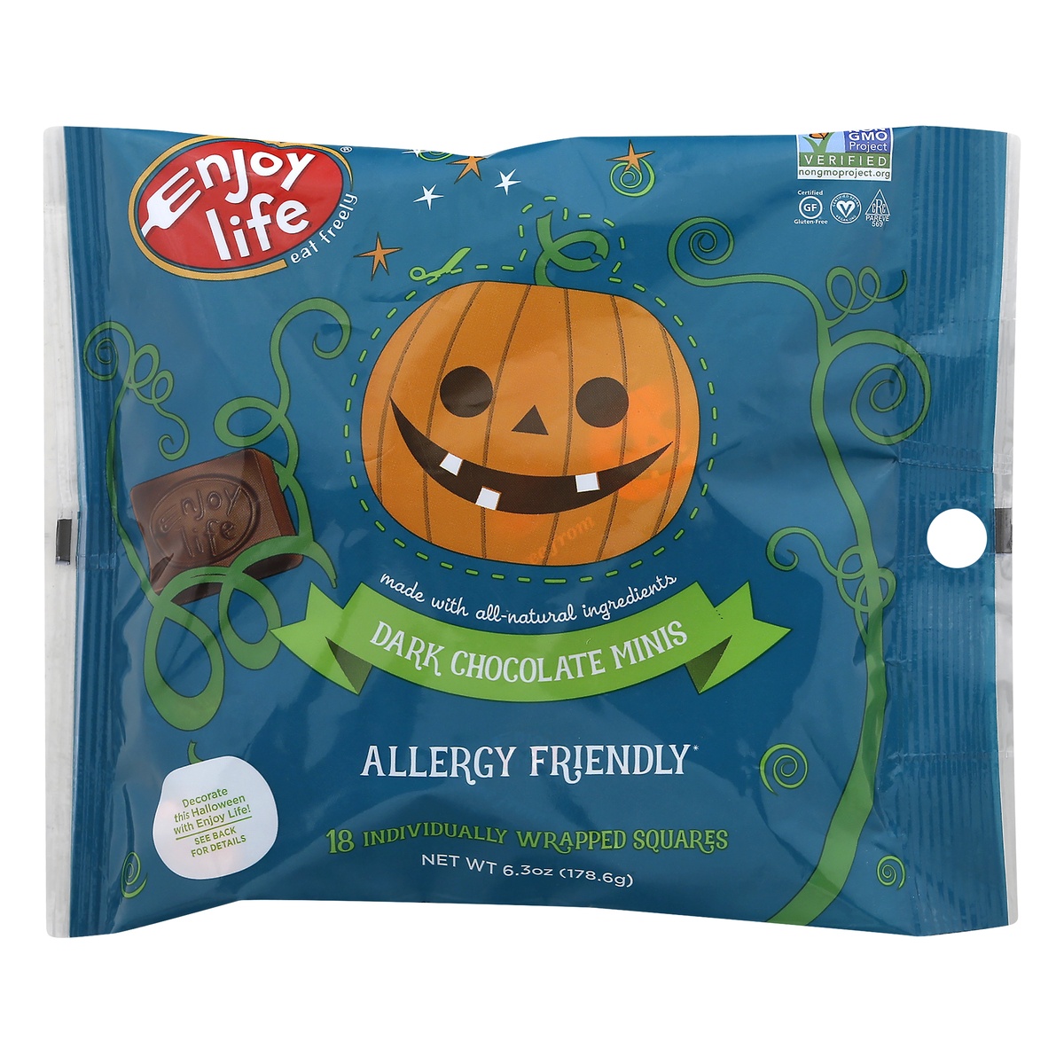 slide 1 of 1, Enjoy Life Halloween Mini Dark Chocolate Multipack, 6.3 oz