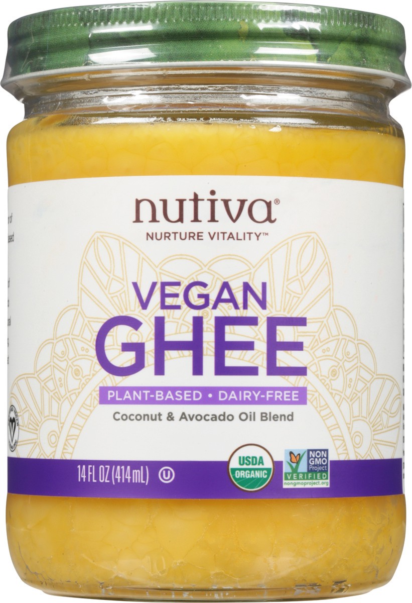 slide 2 of 9, Nutiva Organic Plant-based Ghee, 1 ct