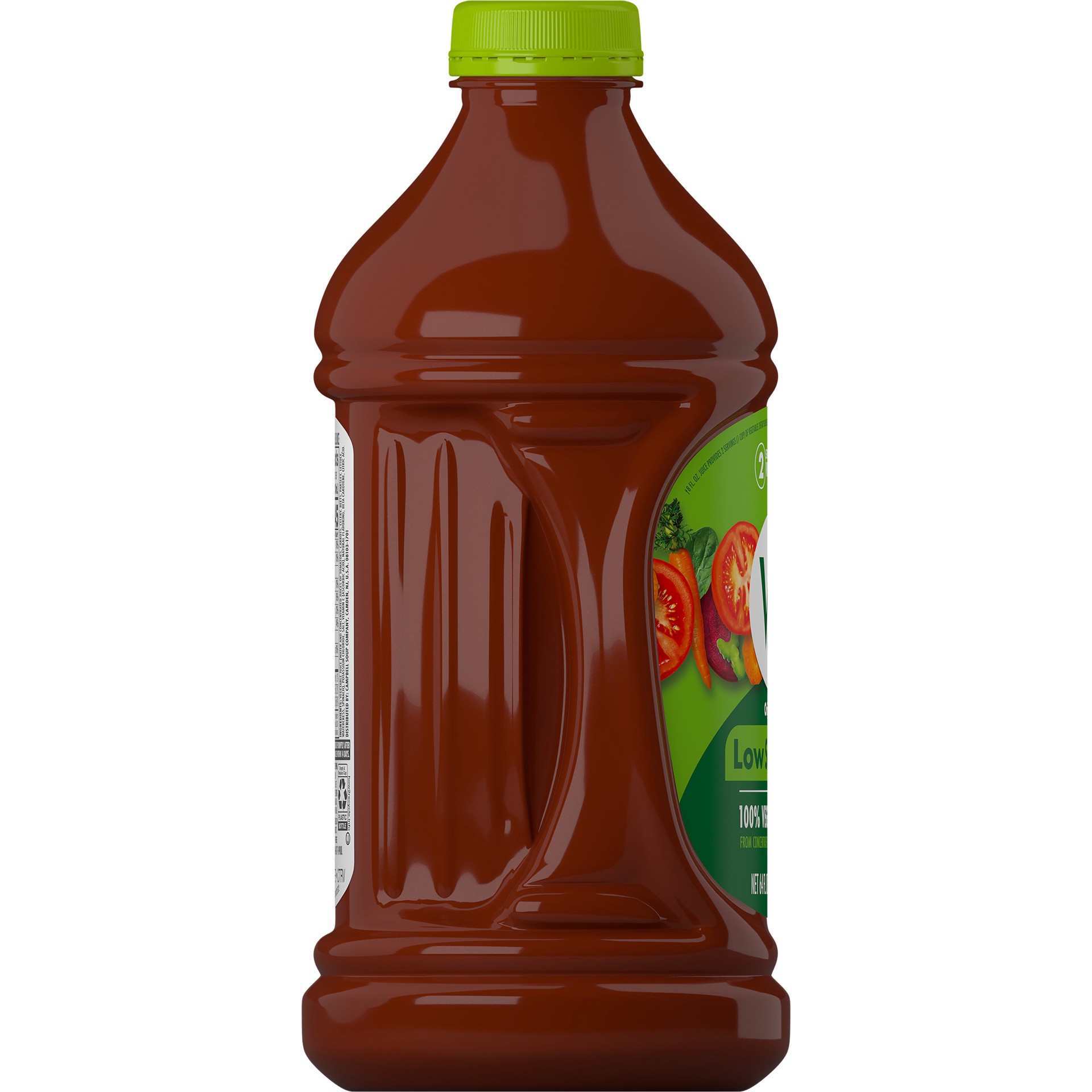 slide 5 of 5, V8 Low Sodium Original 100% Vegetable Juice, 64 fl oz Bottle, 