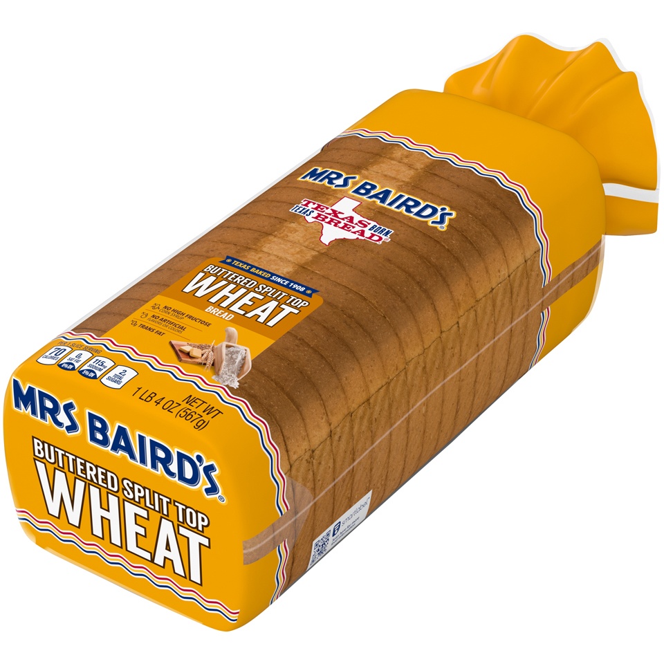 Mrs. Baird's Buttered Split Top Wheat Bread 20 Oz | Shipt