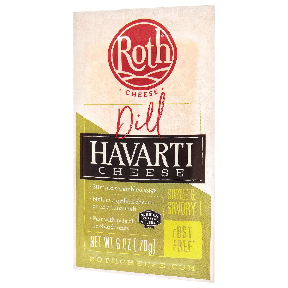 slide 6 of 9, Roth Dill Havarti Cheese 6 oz, 6 oz
