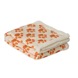 Pet Halloween Thrills & Chills® Pumpkin Paws Cozy Throw Pet Blanket