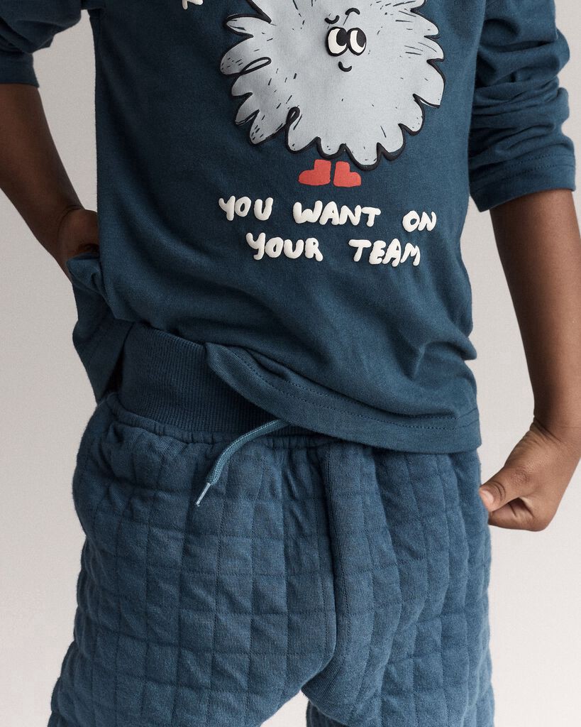 slide 6 of 8, Otteravenue Toddler No-Seam Jogger Pant - Deep Teal Deep Teal 3T, 1 ct