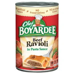 Chef Boyardee Beef Ravioli in Pasta Sauce, Ready-to-Eat Meal, 40 oz. Can