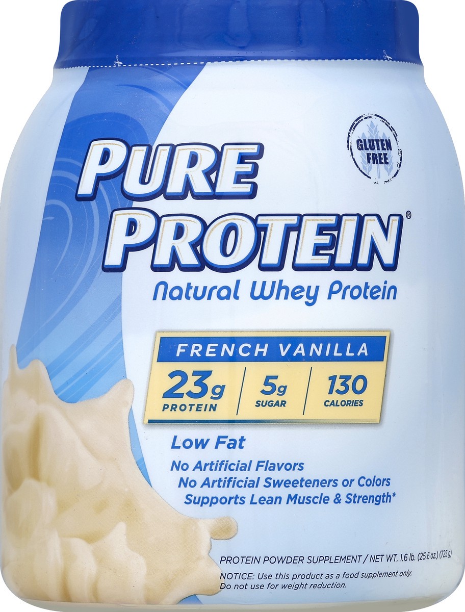 slide 1 of 3, Pure Protein Whey Protein 25.6 oz, 25.6 oz