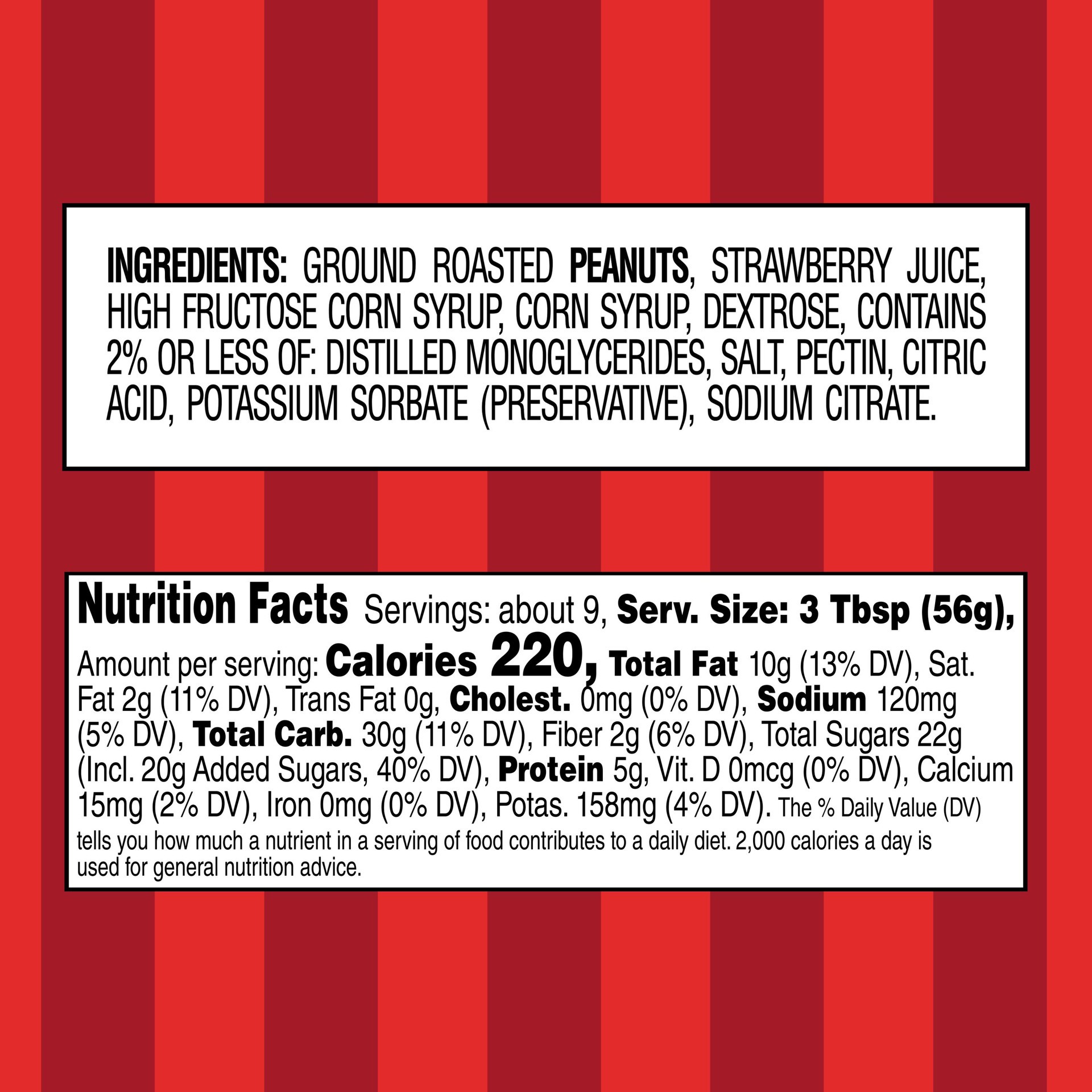 slide 2 of 6, Smucker's Goober Peanut Butter and Strawberry Jelly Stripes, 18 Ounces, 18 oz