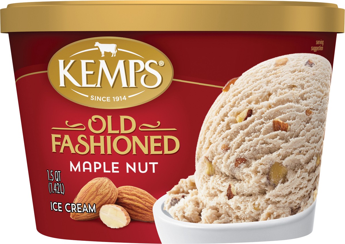 slide 2 of 13, Kemps Old Fashioned Maple Nut Ice Cream, 1.5 qt