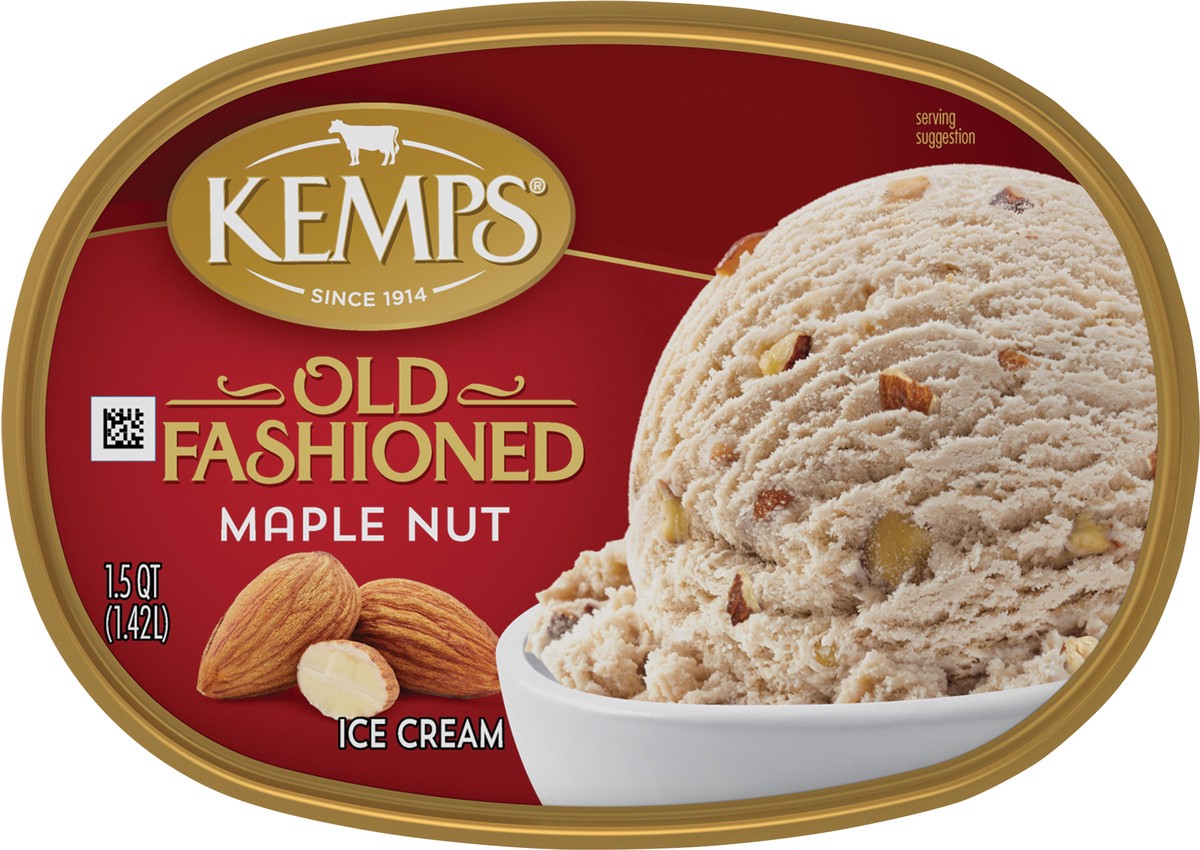 slide 3 of 13, Kemps Old Fashioned Maple Nut Ice Cream, 1.5 qt