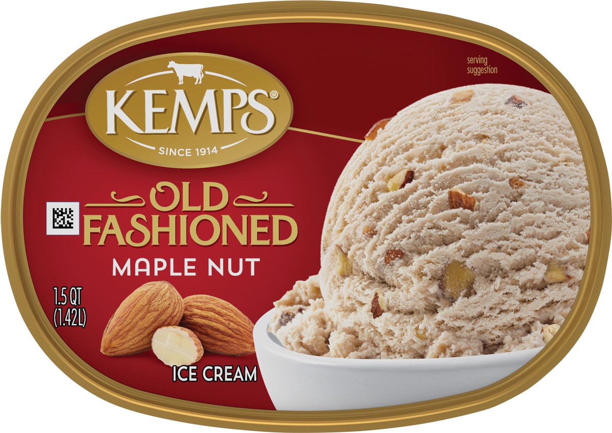 slide 5 of 13, Kemps Old Fashioned Maple Nut Ice Cream, 1.5 qt