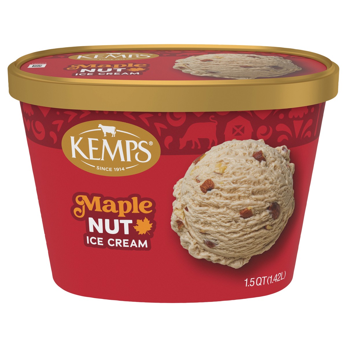 slide 1 of 13, Kemps Maple Nut Ice Cream 1.5 Quart, 1.5 qt