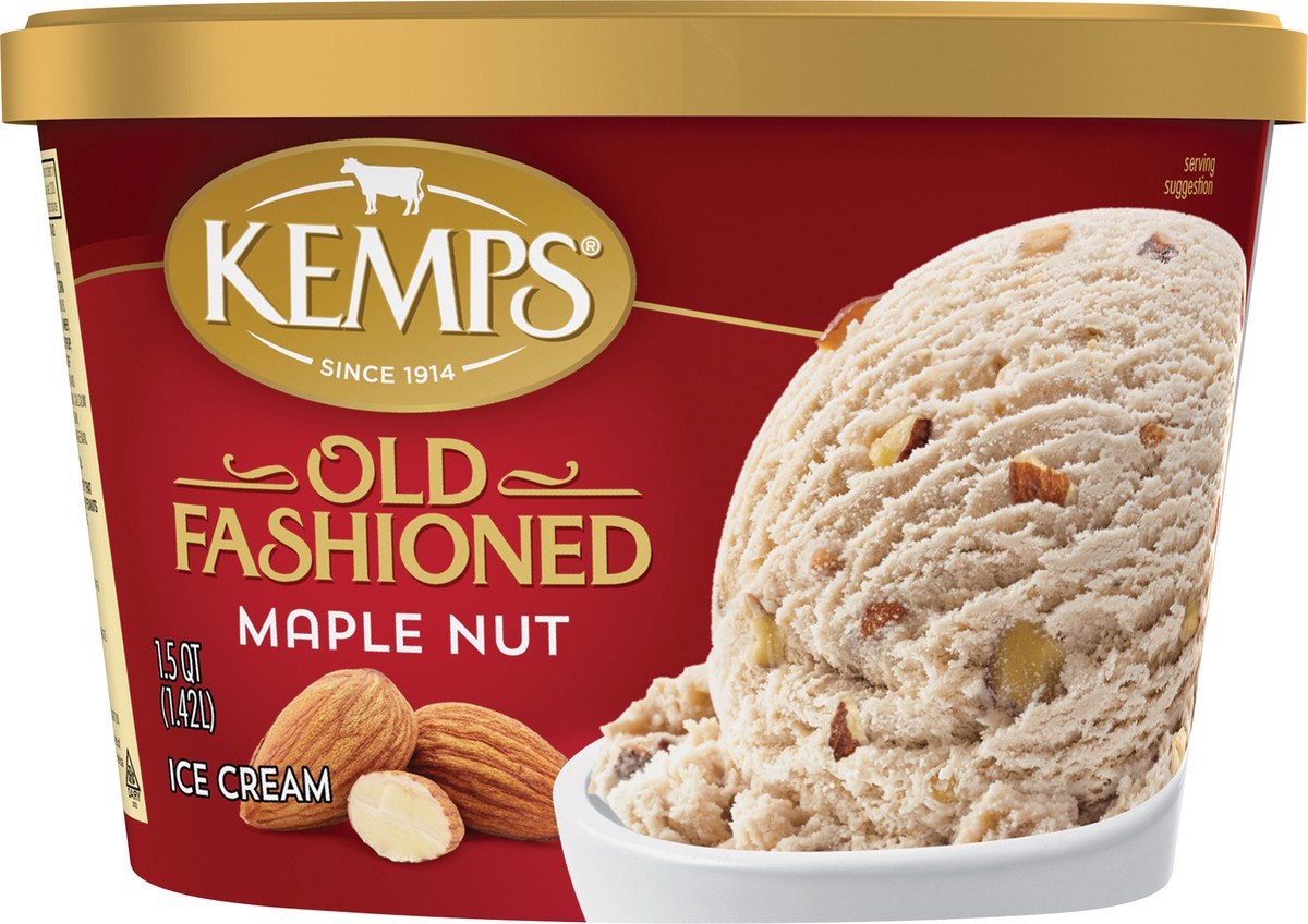 slide 7 of 13, Kemps Old Fashioned Maple Nut Ice Cream, 1.5 qt