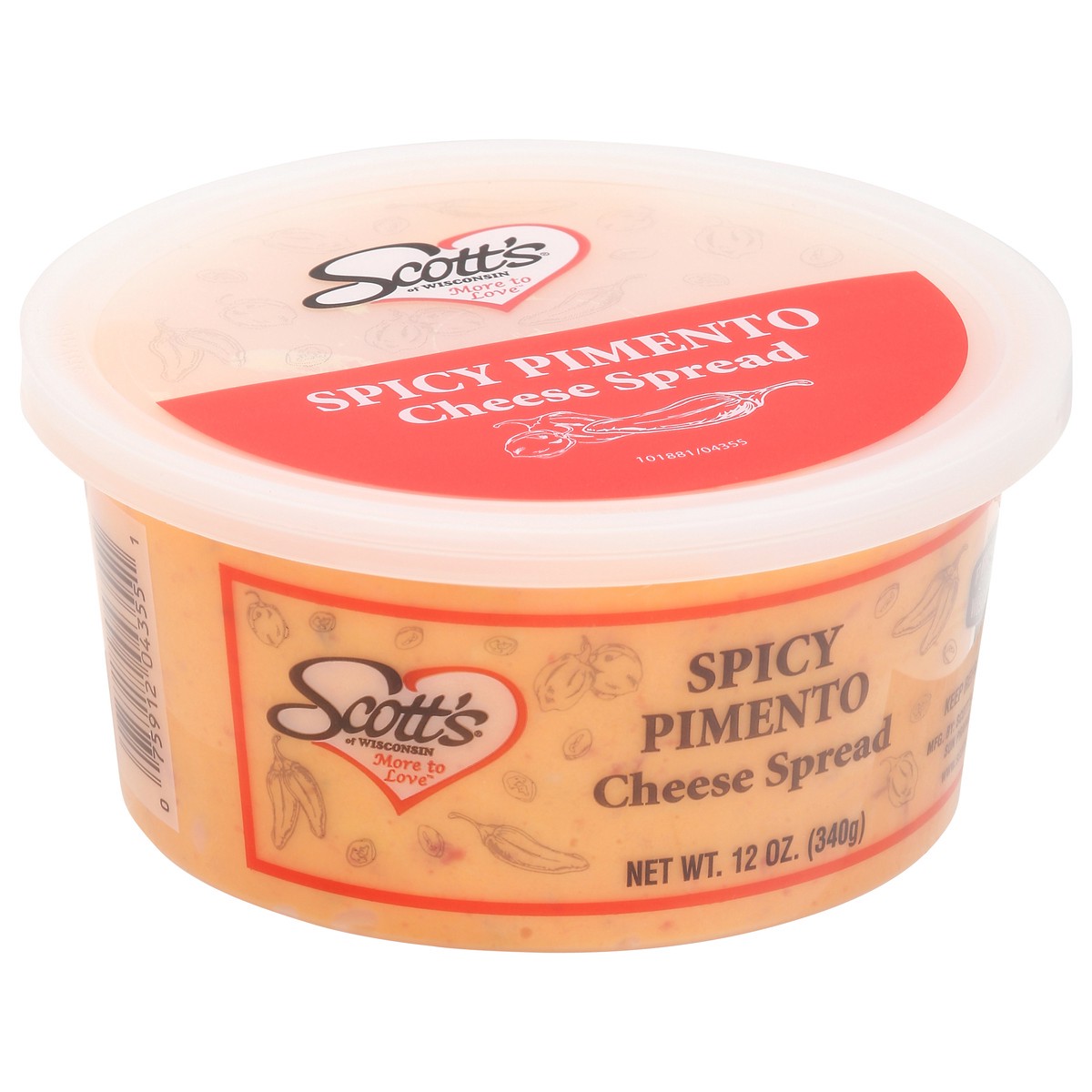 slide 12 of 14, Scott's of Wisconsin Spicy Pimento Cheese Spread 12 oz, 12 oz