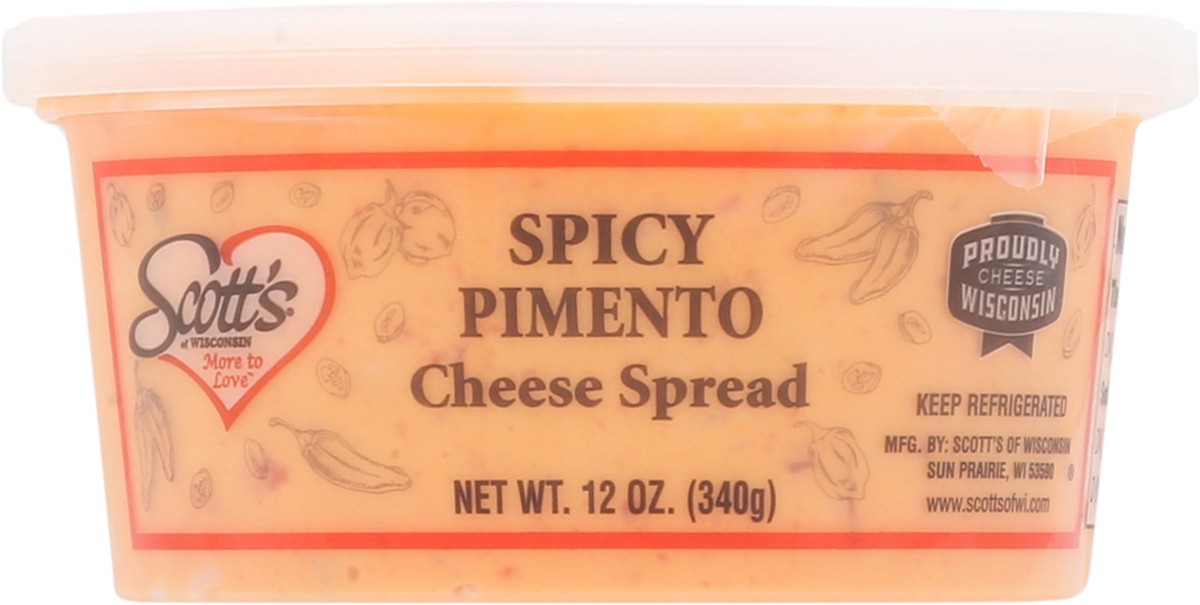 slide 5 of 14, Scott's of Wisconsin Spicy Pimento Cheese Spread 12 oz, 12 oz