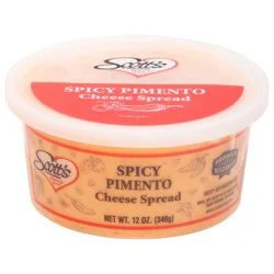 Scott's of Wisconsin Spicy Pimento Cheese Spread 12 oz