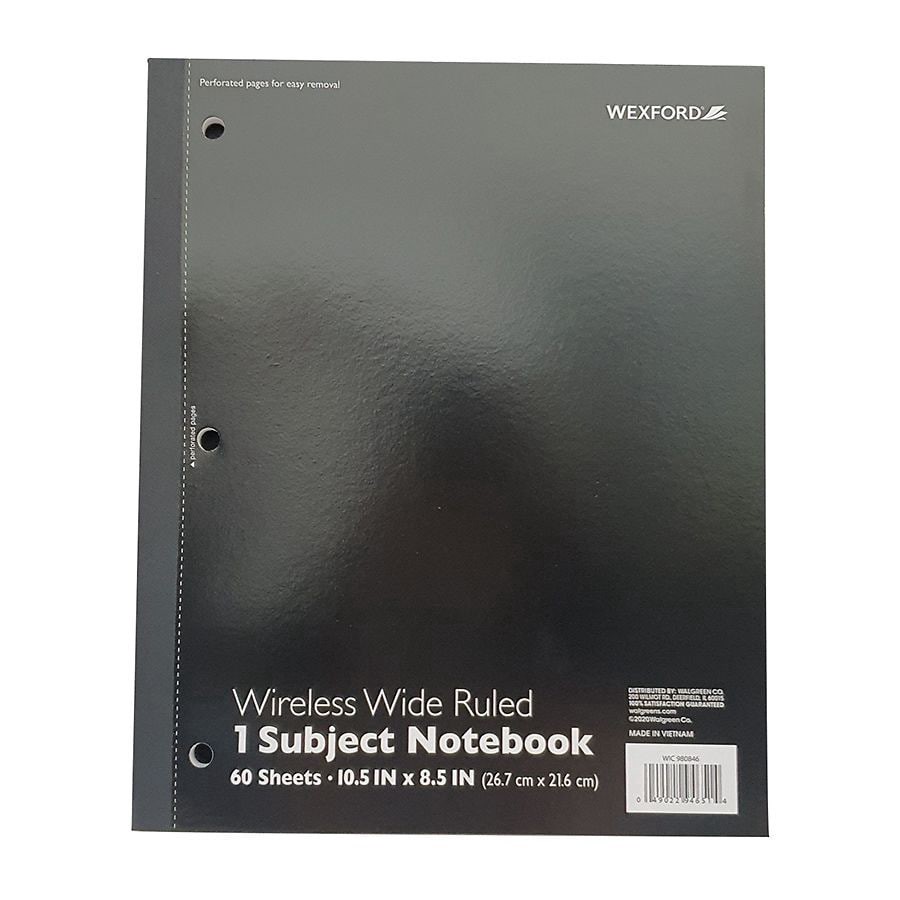 slide 3 of 5, Wexford Wireless Notebook 60 Sheet Assortment, 1 ct