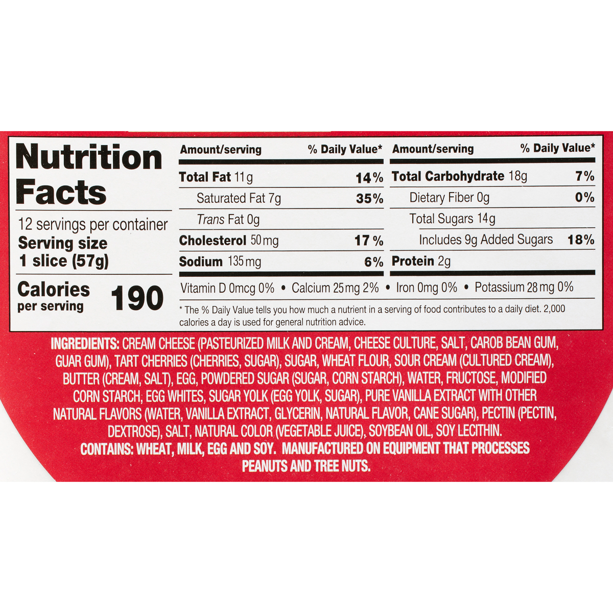 slide 6 of 17, Eli's Cheesecake Tart Cherry Cheesecake, 1 lb 8 oz