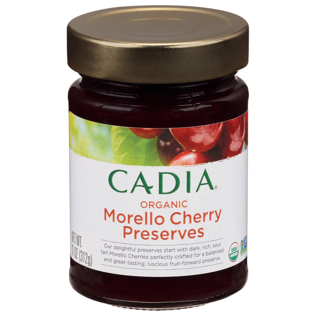 slide 1 of 9, Cadia Organic Morello Cherry Preserves 11 oz, 11 oz