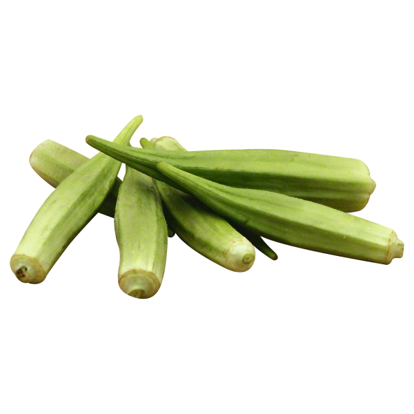 slide 1 of 1, Okra, 1 ct