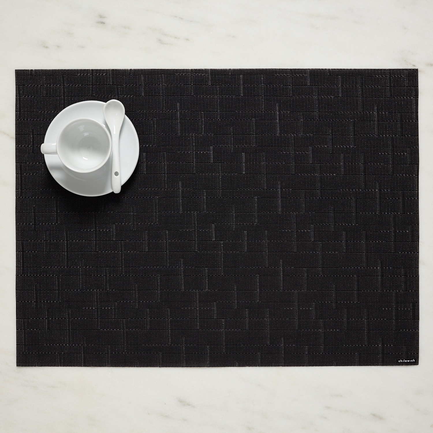 slide 1 of 1, Chilewich Jet Black Bamboo Placemat, 1 ct