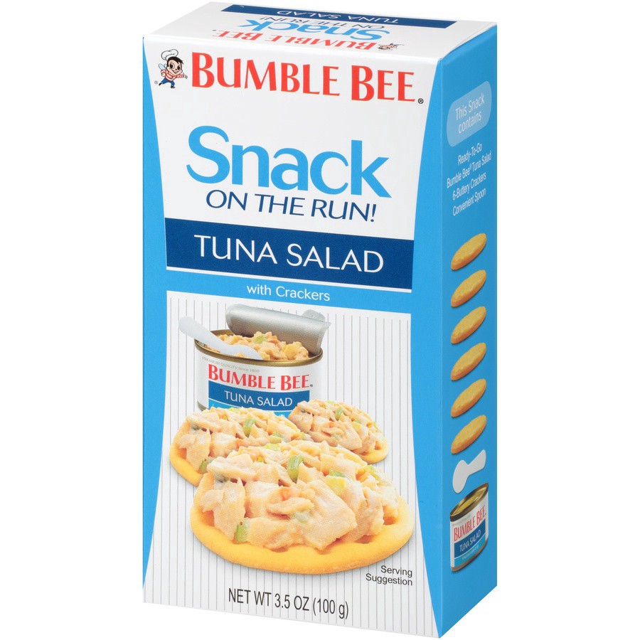 slide 17 of 24, Bumble Bee Snack On The Run! Tuna Salad With Crackers, 3.5 oz
