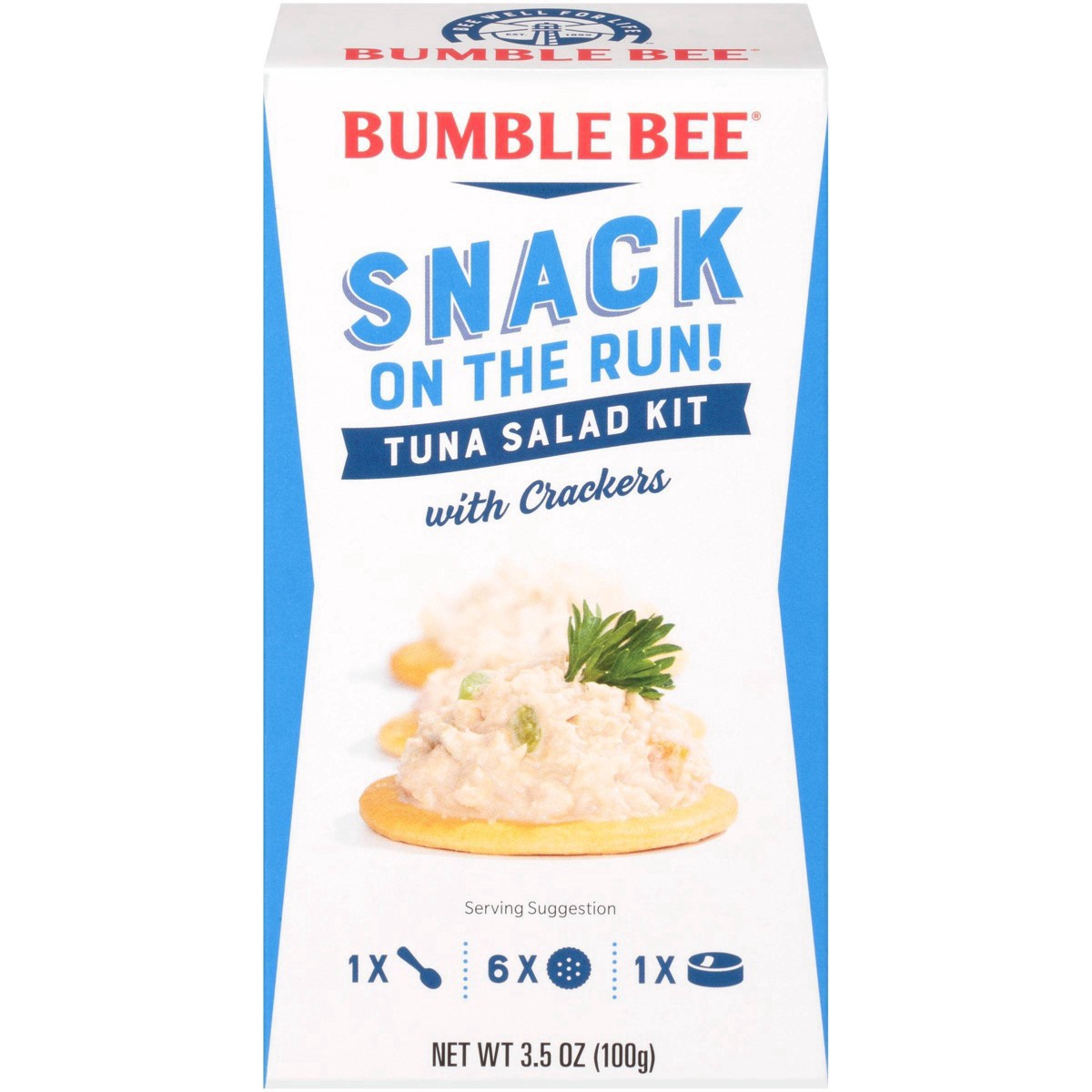 slide 22 of 24, Bumble Bee Snack On The Run! Tuna Salad With Crackers, 3.5 oz