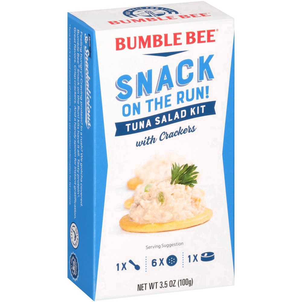 slide 3 of 24, Bumble Bee Snack On The Run! Tuna Salad With Crackers, 3.5 oz