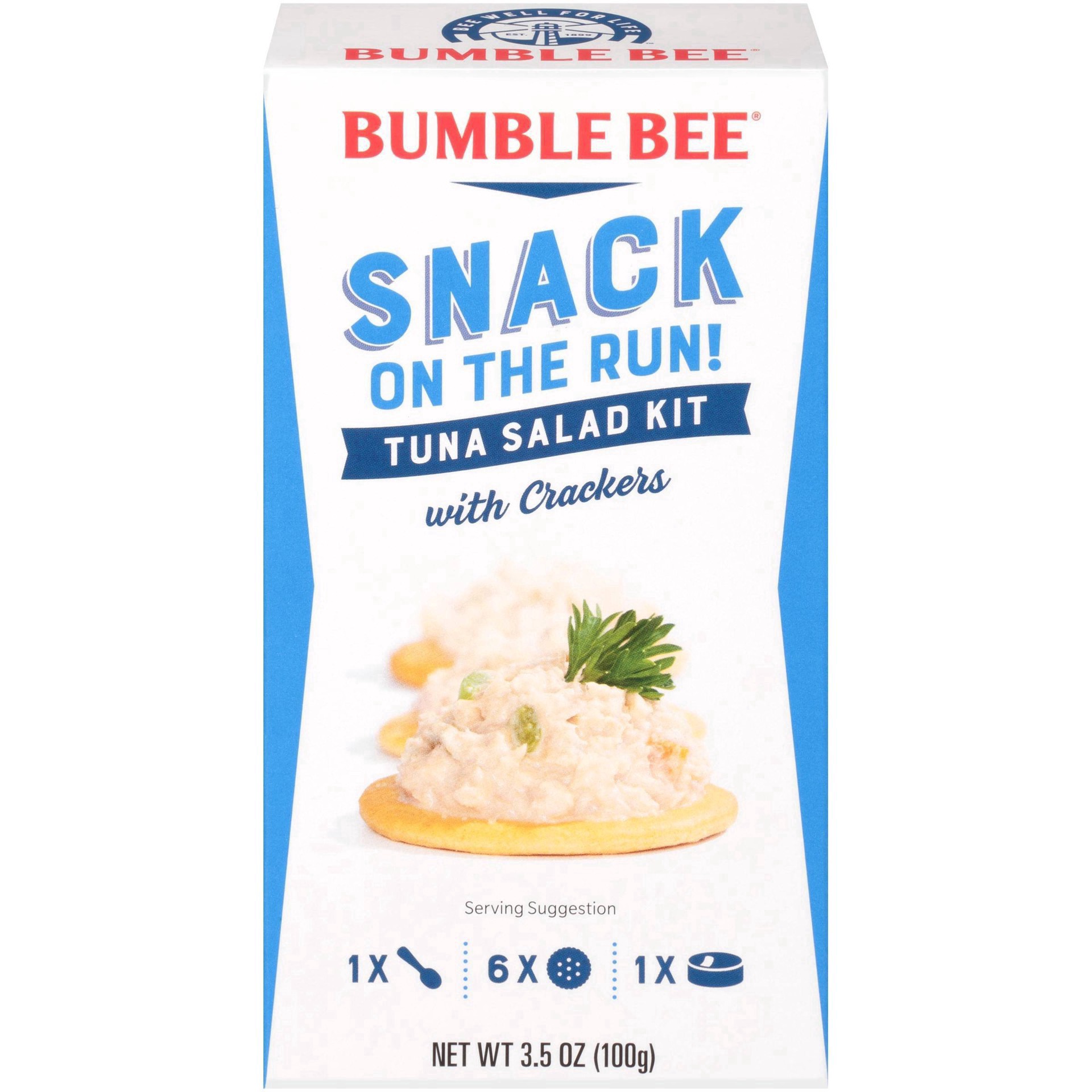 slide 14 of 24, Bumble Bee Snack On The Run! Tuna Salad With Crackers, 3.5 oz