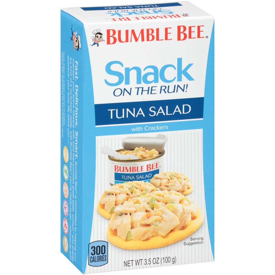 slide 16 of 24, Bumble Bee Snack On The Run! Tuna Salad With Crackers, 3.5 oz