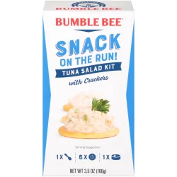 Bumble Bee Snack On The Run! Tuna Salad With Crackers