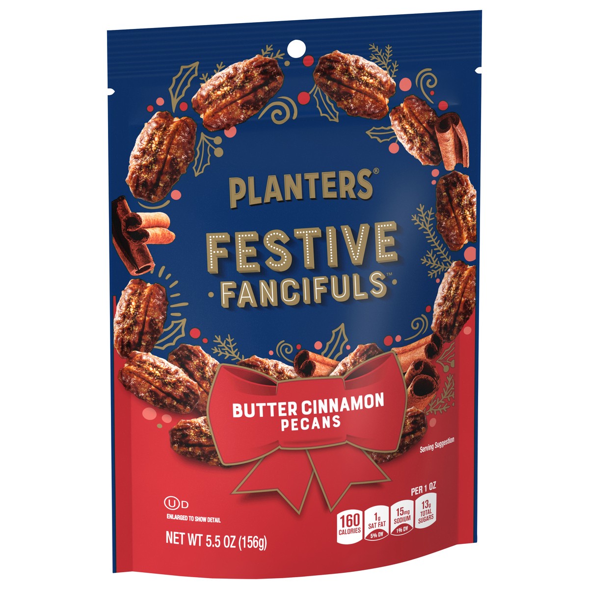 slide 3 of 11, Planters Festive Fancifuls Butter Cinnamon Pecans 5.5 oz, 5.5 oz