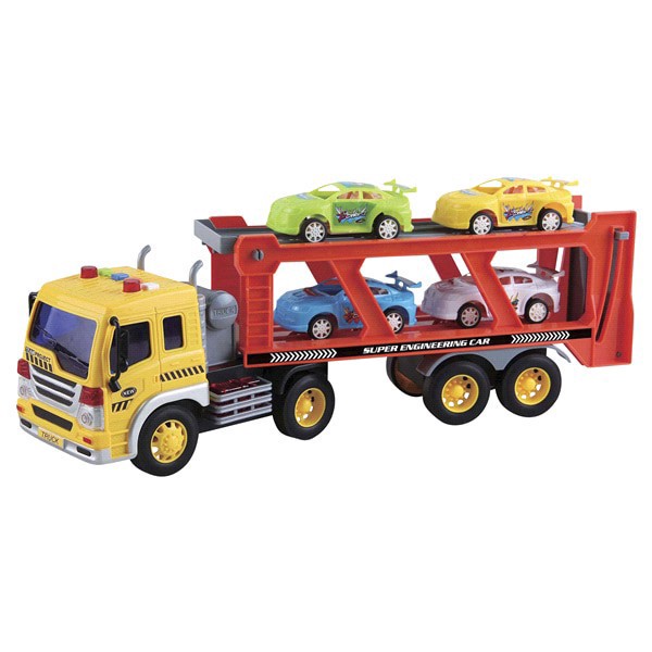 slide 9 of 9, Maxx Action Sunny Days Maxx Action Trucks Long Haul Vehicle Transportation Playset, 1 ct