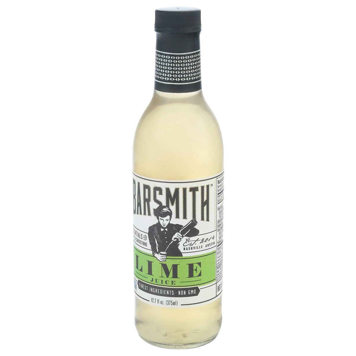 slide 3 of 9, Barsmith Lime Juice Bottle, 12.7 oz