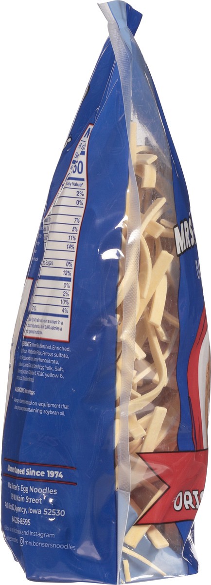 slide 4 of 14, Mrs. Bonser's Egg Noodles Home Style Original Flavor Egg Noodles 12 oz, 12 oz