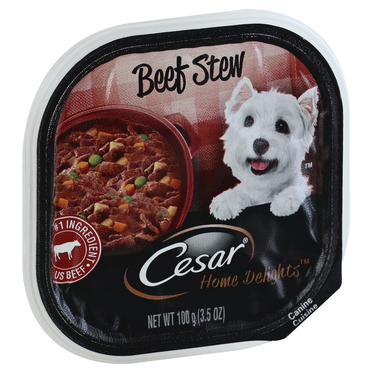 slide 2 of 9, Cesar Home Delights Beef Stew Canine Cuisine 100 gr, 100 gram