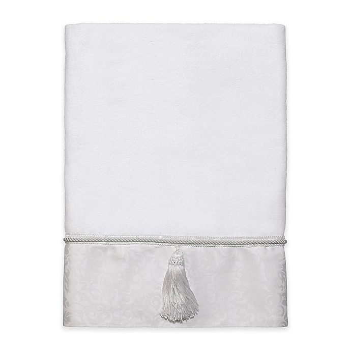 slide 1 of 2, Avanti Manor Hill Bath Towel - White, 1 ct